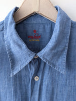 Lade das Bild in den Galerie-Viewer, *Leinen* Hemd Van Laack Himmelblau (XL)
