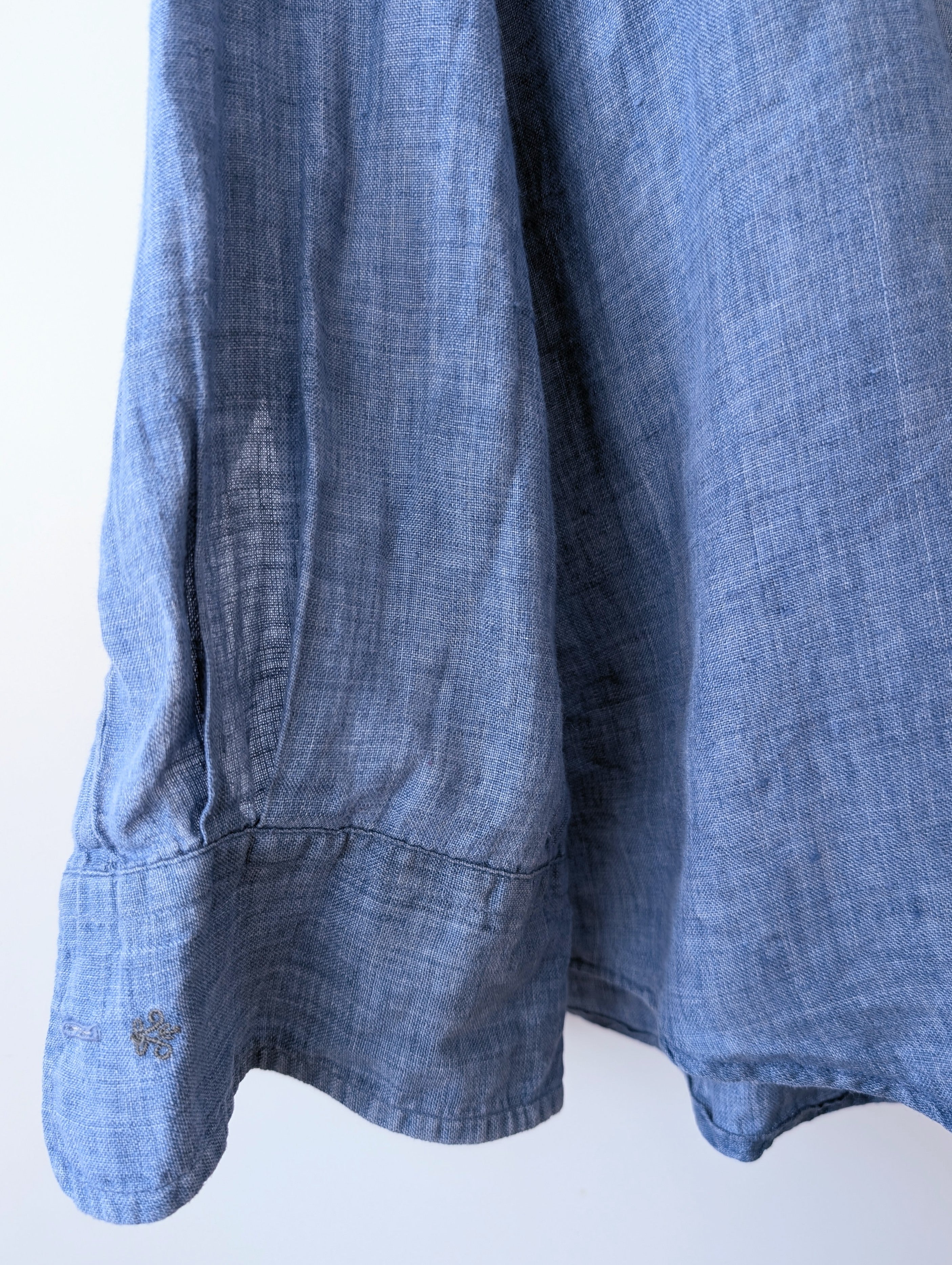 *Leinen* Hemd Van Laack Himmelblau (XL)