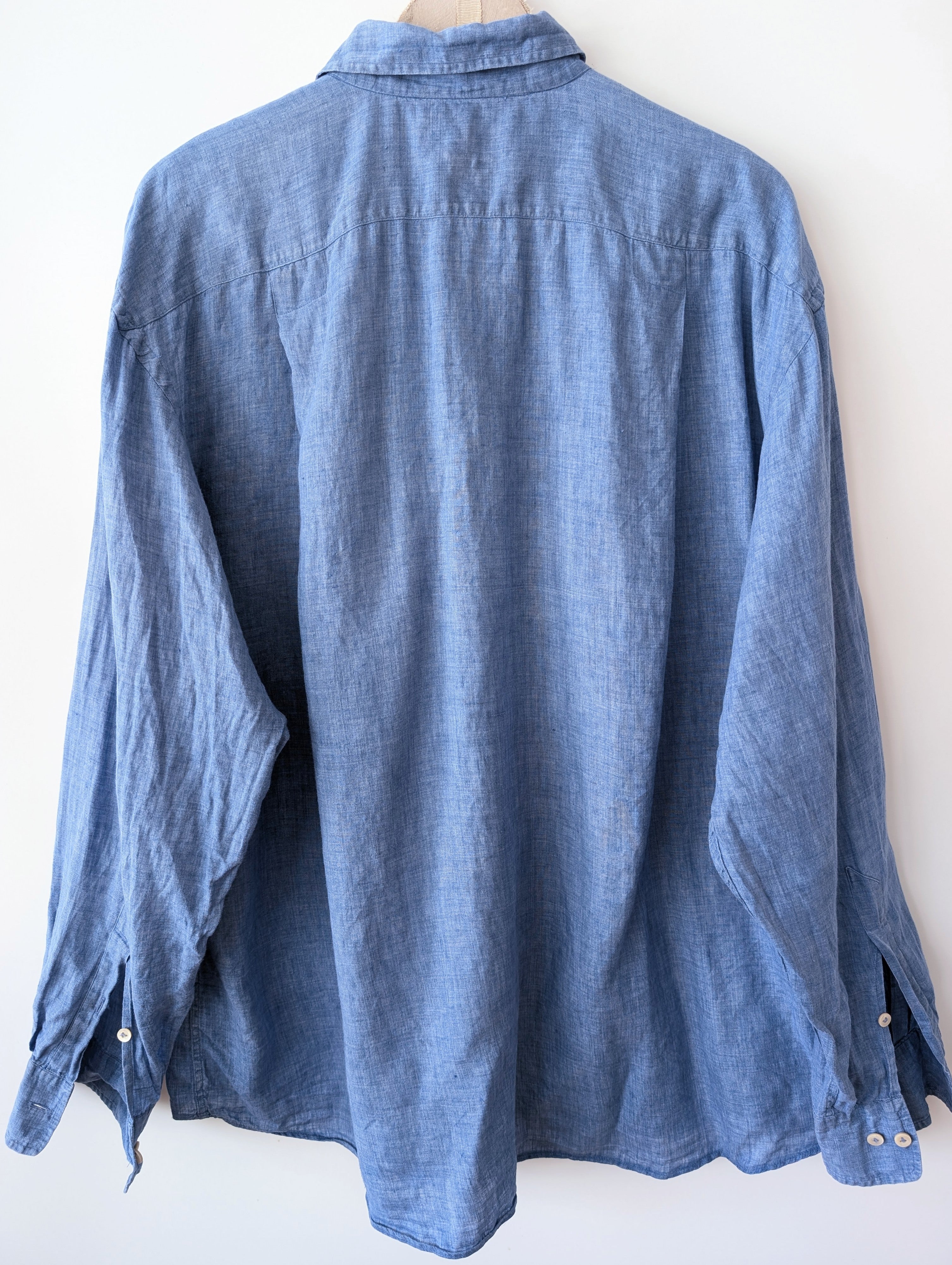 *Leinen* Hemd Van Laack Himmelblau (XL)
