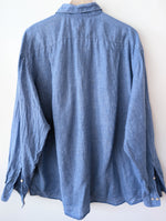 Lade das Bild in den Galerie-Viewer, *Leinen* Hemd Van Laack Himmelblau (XL)
