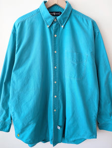 *Ralph Lauren* Hemd The Big Oxford Türkis (L)