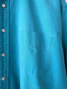 *Ralph Lauren* Hemd The Big Oxford Türkis (L)