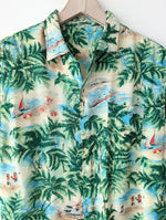 Lade das Bild in den Galerie-Viewer, Hemd 80s Hawaii Palmen Print (M-L)

