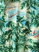 Lade das Bild in den Galerie-Viewer, Hemd 80s Hawaii Palmen Print (M-L)
