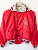 Lade das Bild in den Galerie-Viewer, College Jacke 1980 Bomber Save Driving (XS-,S)
