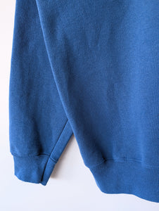 Sweater 90s Teddy Print USA Blau (XL)