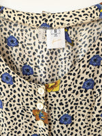 Lade das Bild in den Galerie-Viewer, Kleid 80s Leo &amp; Schwalben Print Paris (M)
