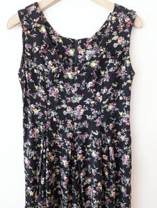 Jumpsuit Wideleg 80s Blümchen Print (M)