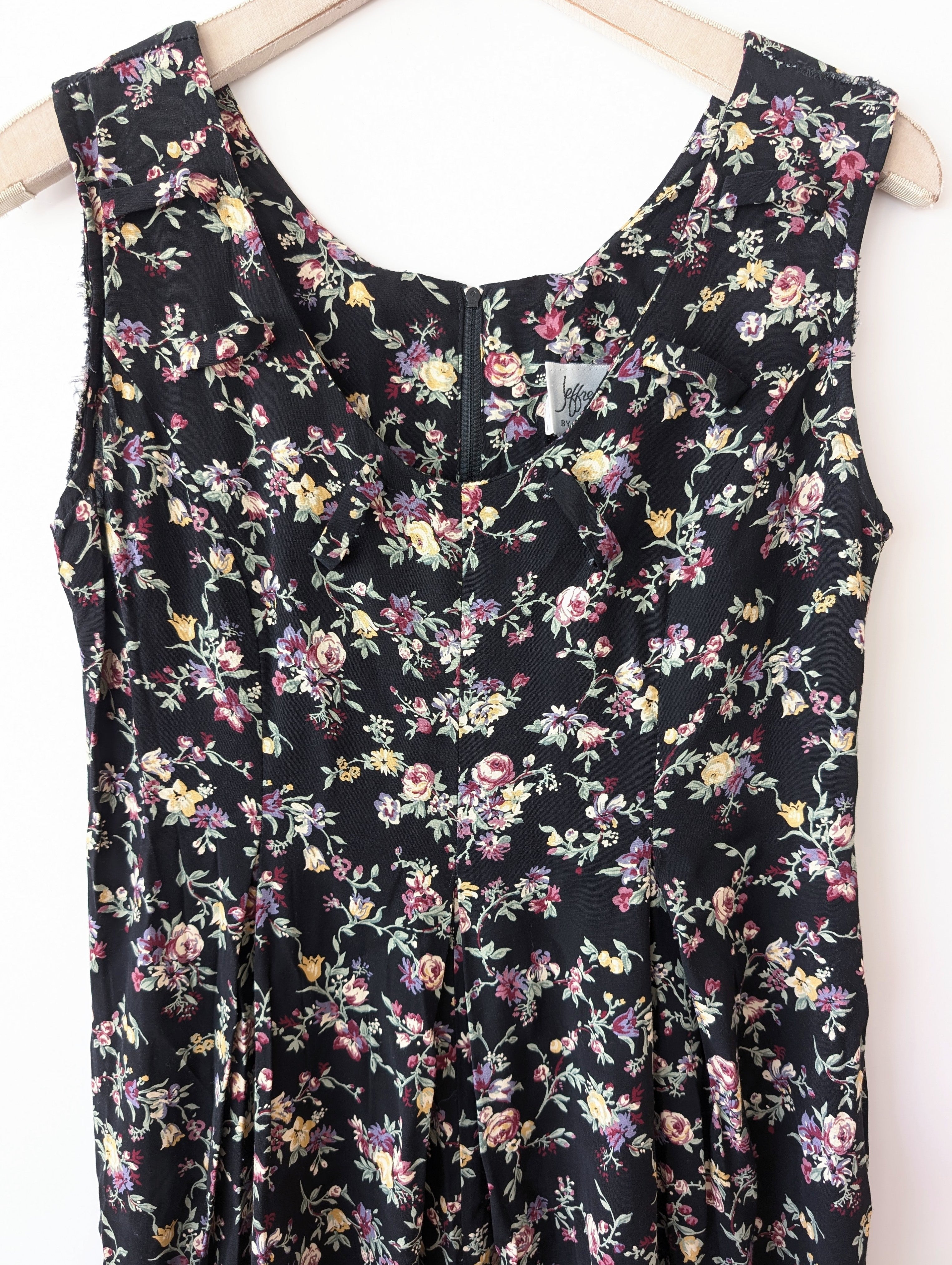 Jumpsuit Wideleg 80s Blümchen Print (M)