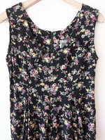 Lade das Bild in den Galerie-Viewer, Jumpsuit Wideleg 80s Blümchen Print (M)
