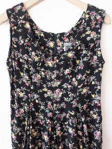 Jumpsuit Wideleg 80s Blümchen Print (M)