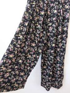 Jumpsuit Wideleg 80s Blümchen Print (M)