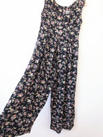 Lade das Bild in den Galerie-Viewer, Jumpsuit Wideleg 80s Blümchen Print (M)
