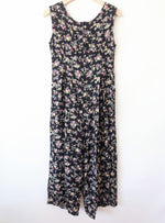 Lade das Bild in den Galerie-Viewer, Jumpsuit Wideleg 80s Blümchen Print (M)
