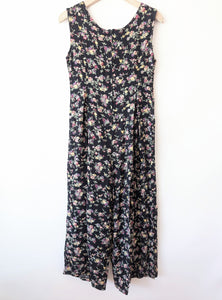 Jumpsuit Wideleg 80s Blümchen Print (M)