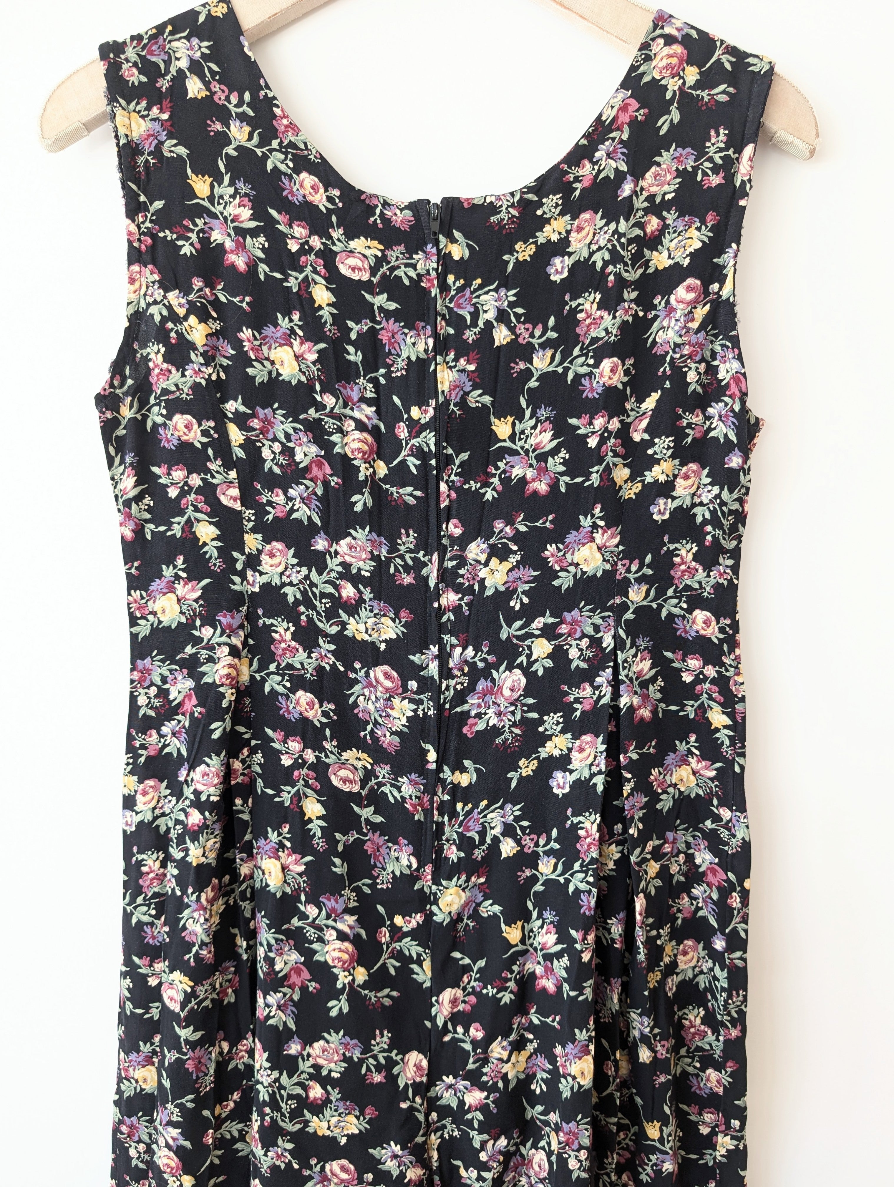 Jumpsuit Wideleg 80s Blümchen Print (M)