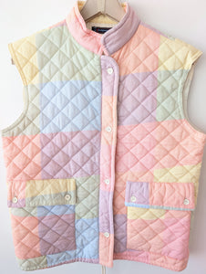 Steppweste Cropped Pastell Pasis (M-L)