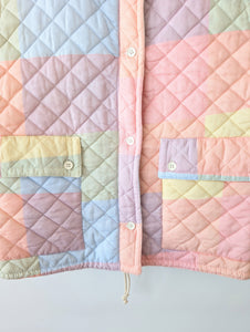 Steppweste Cropped Pastell Pasis (M-L)