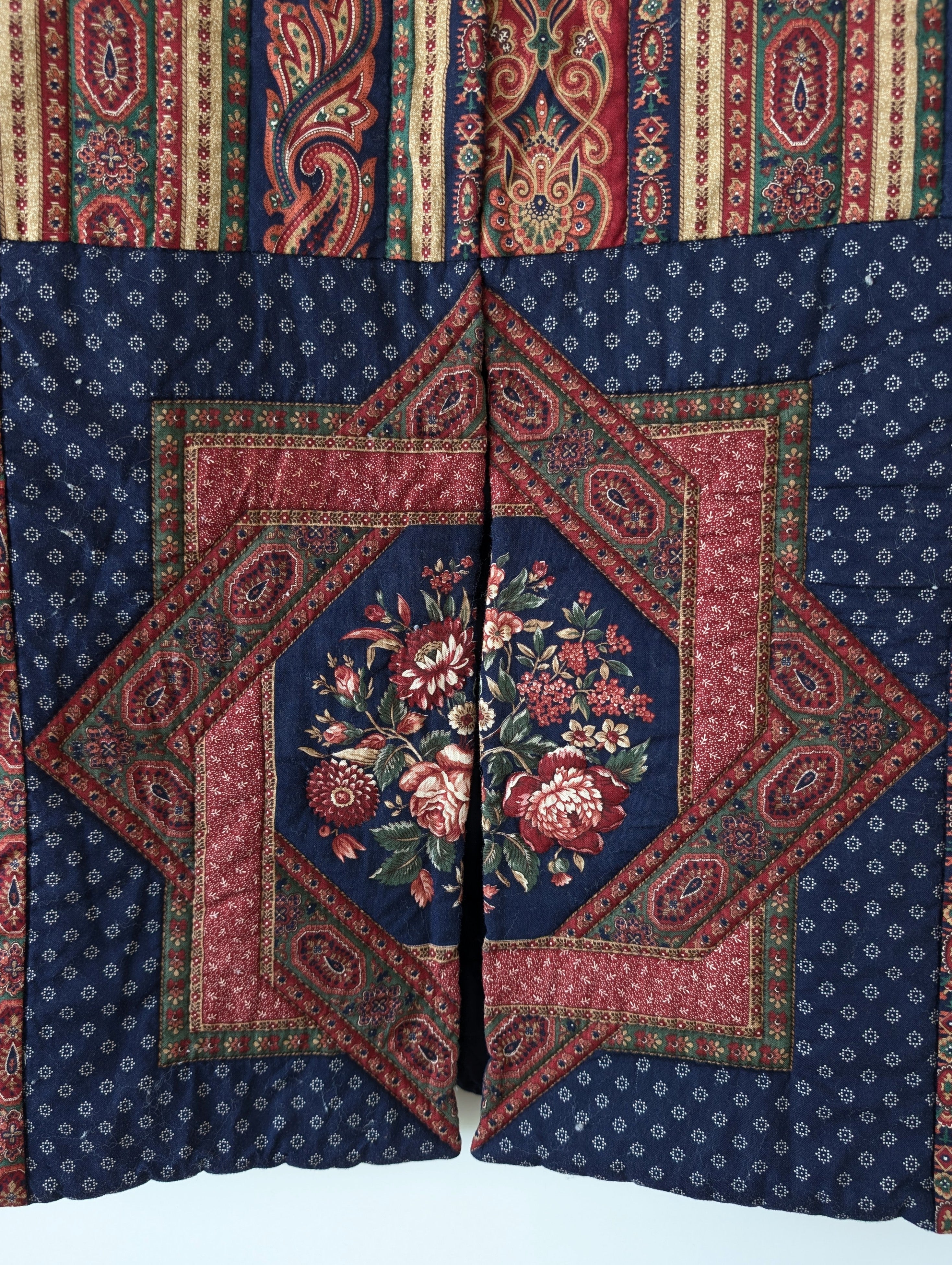 Quilt Steppweste Bohemian Paisley Print (XL)
