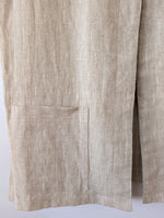 Lade das Bild in den Galerie-Viewer, *Leinen* Long Weste Natur (One Size)
