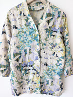 Lade das Bild in den Galerie-Viewer, Blazer Leinen Wildblumen Print Pastell (L)
