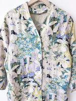 Lade das Bild in den Galerie-Viewer, Blazer Leinen Wildblumen Print Pastell (L)
