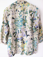 Lade das Bild in den Galerie-Viewer, Blazer Leinen Wildblumen Print Pastell (L)
