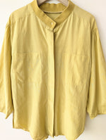Lade das Bild in den Galerie-Viewer, Bluse Curry Premium Basic Seide (XL)
