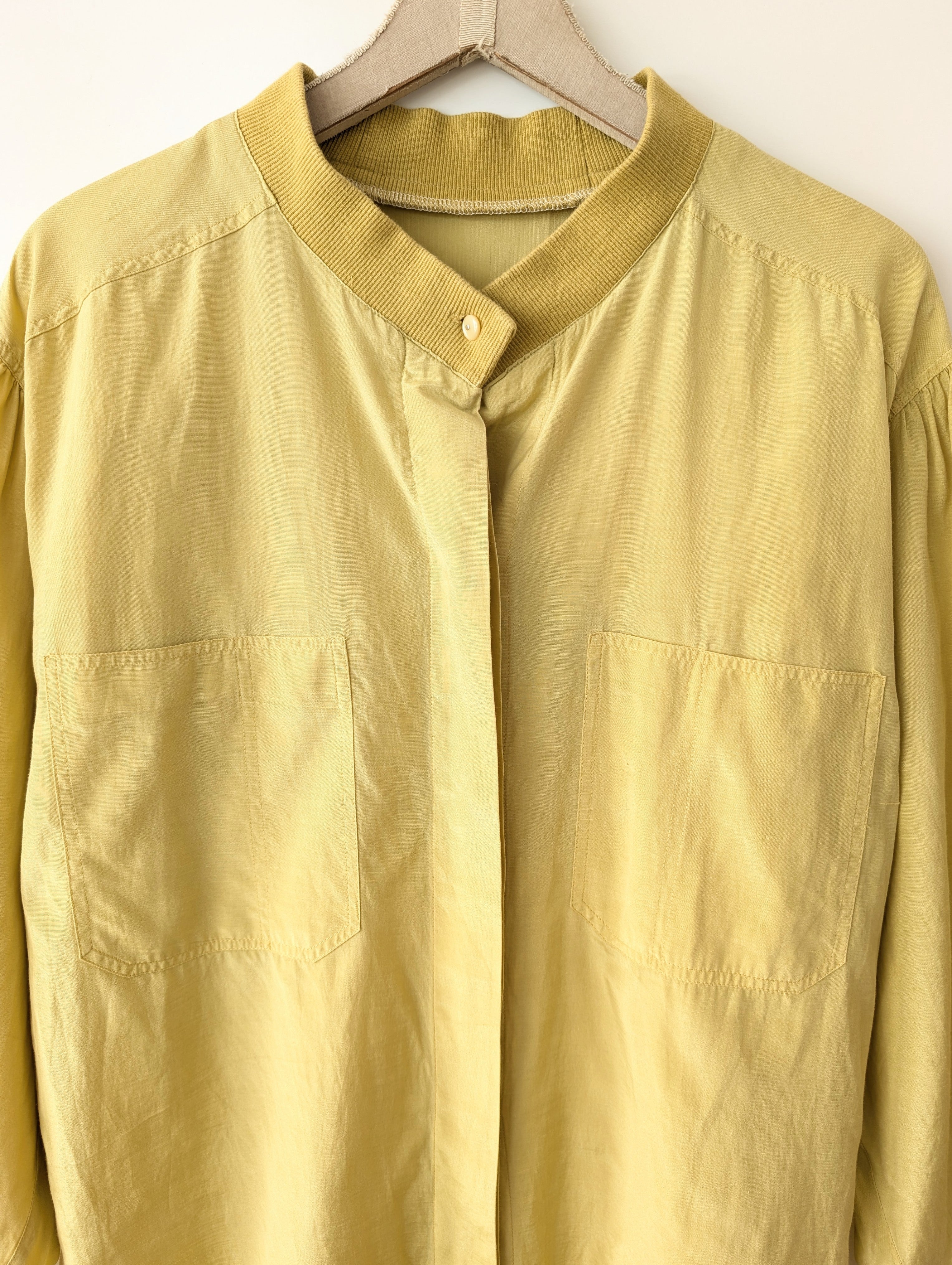 Bluse Curry Premium Basic Seide (XL)