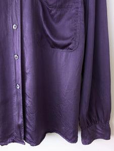 *Seide* Bluse Otto Kern Violett Basic (XL)