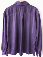 Lade das Bild in den Galerie-Viewer, *Seide* Bluse Otto Kern Violett Basic (XL)
