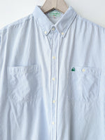 Lade das Bild in den Galerie-Viewer, *Benetton* Hemd 80s Nadelstreifen Blau (M-L)
