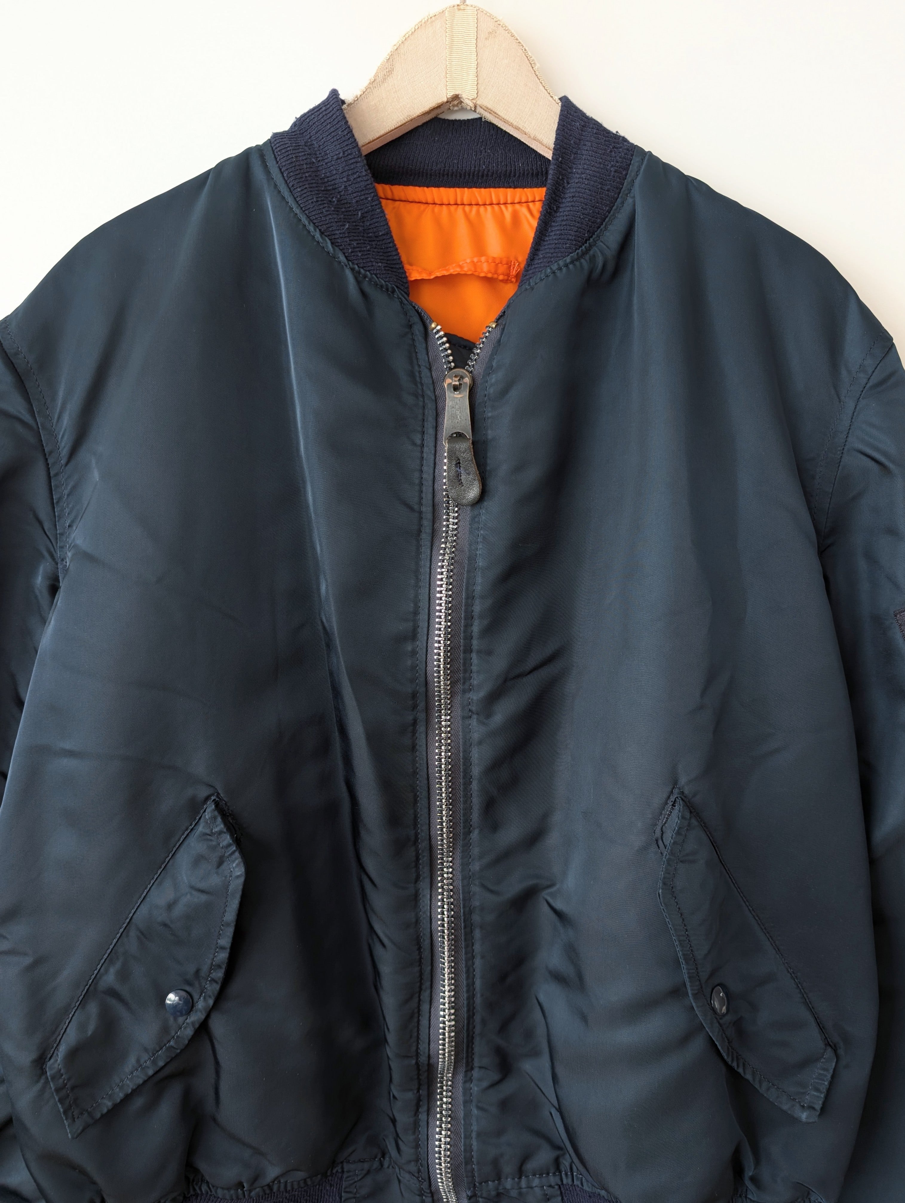 *Alpha Industries* Bomber Wendejacke 90s Petrol (L-XL)