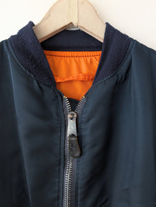 *Alpha Industries* Bomber Wendejacke 90s Petrol (L-XL)