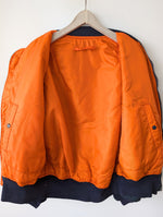 Lade das Bild in den Galerie-Viewer, *Alpha Industries* Bomber Wendejacke 90s Petrol (L-XL)

