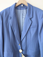 Lade das Bild in den Galerie-Viewer, *Wolle* Blazer Peter Hahn 199,- NEU Himmelblau (L-XL)
