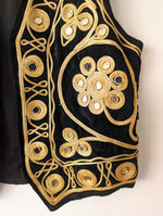 Lade das Bild in den Galerie-Viewer, RARE 70s Samt Weste Pakistan Bohemian (M)
