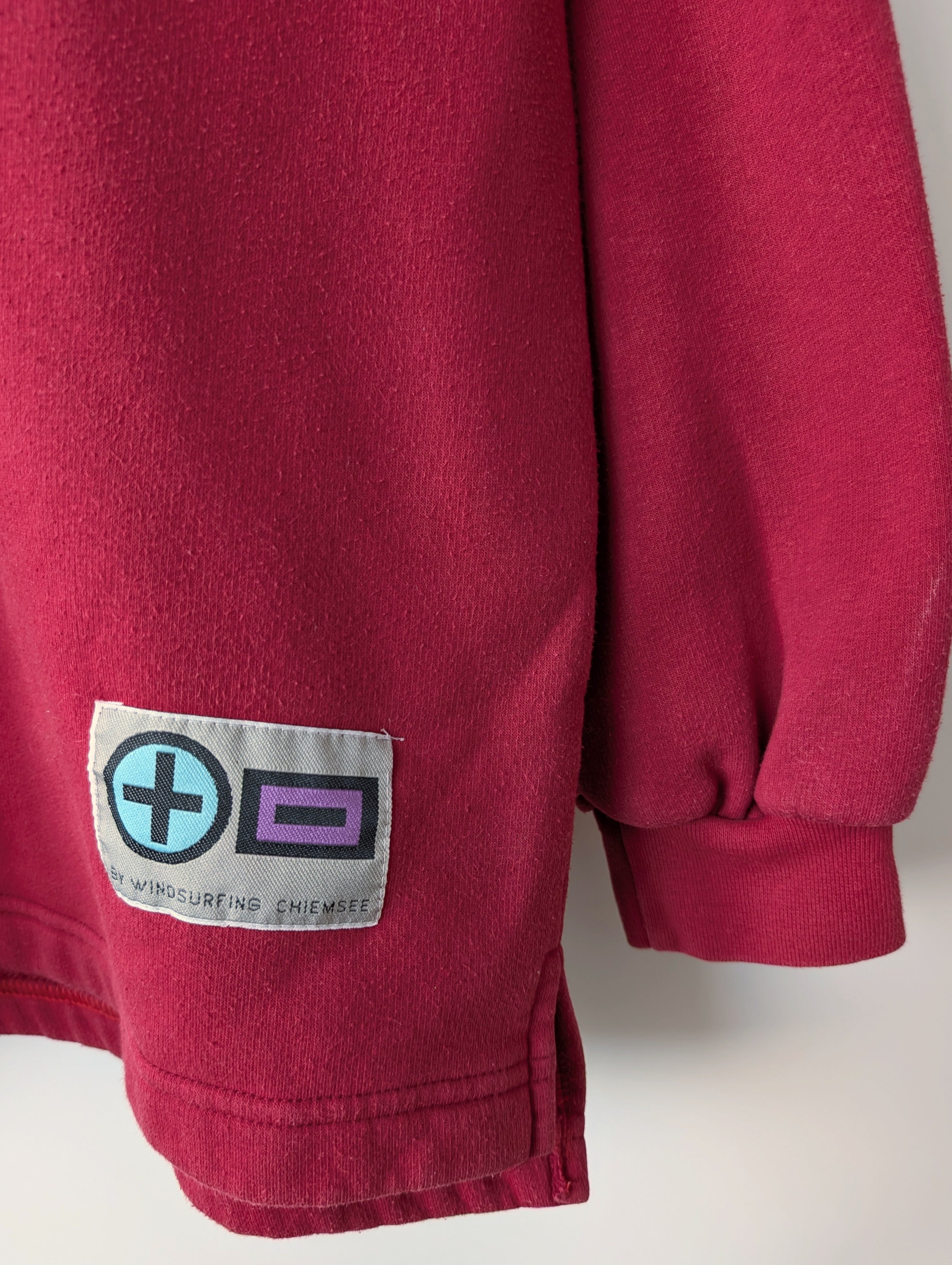 *Chiemsee* Sweater 90s Logo Stick Rot (XL)