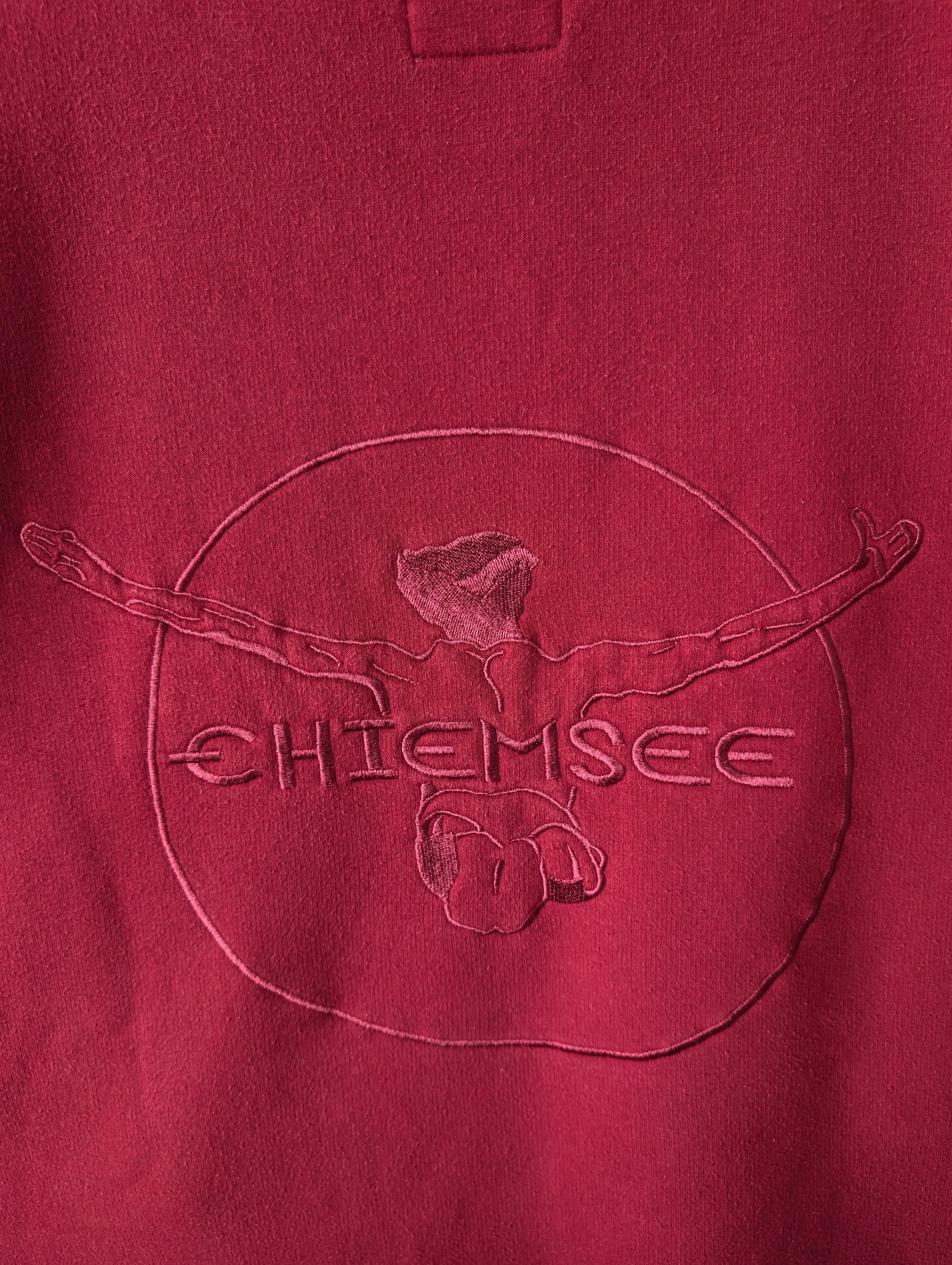 *Chiemsee* Sweater 90s Logo Stick Rot (XL)