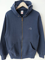 Lade das Bild in den Galerie-Viewer, Sweatjacke Hoodie Fruit of the Loom Blau (M-L)
