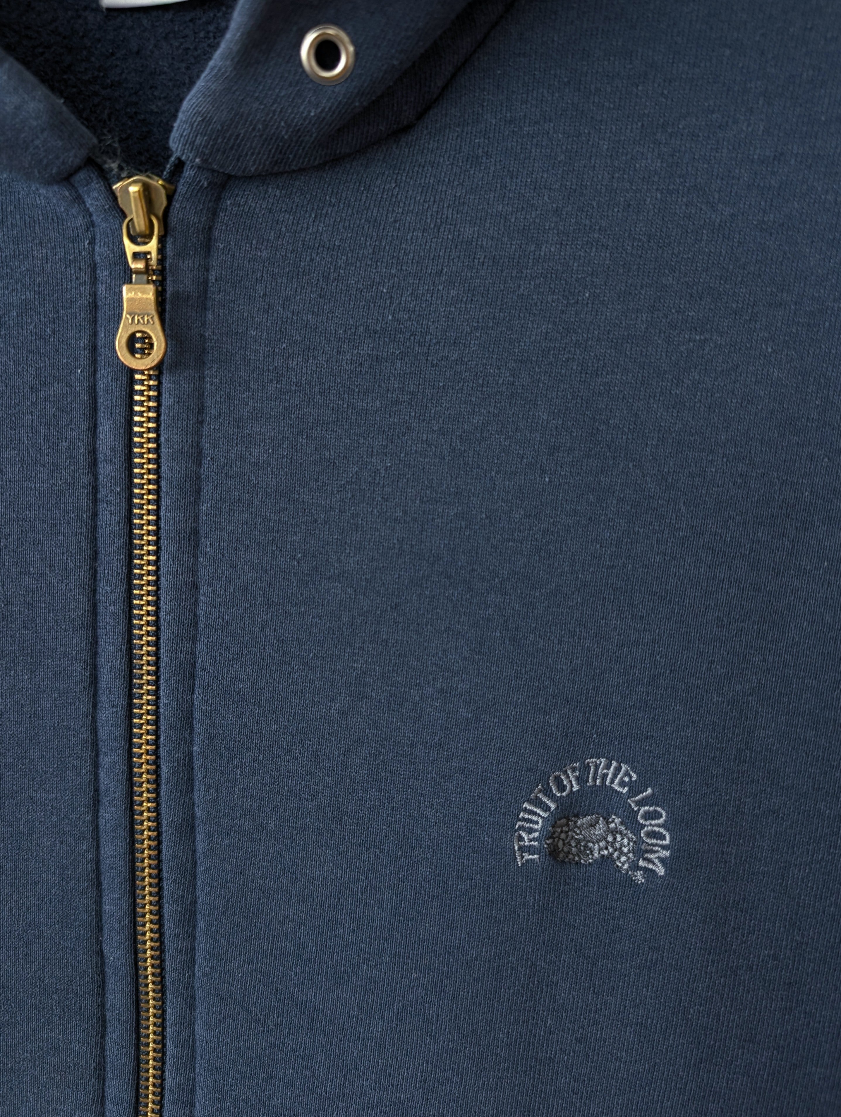 Sweatjacke Hoodie Fruit of the Loom Blau (M-L)