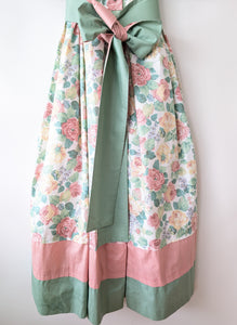 RARE Kleid Dirndl Folklore 80s Romantic Rose (M-L)