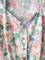 Lade das Bild in den Galerie-Viewer, RARE Kleid Dirndl Folklore 80s Romantic Rose (M-L)
