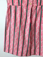 Lade das Bild in den Galerie-Viewer, Dirndl Folklore Kleid Blumen Pink Grün (M-L)
