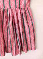 Lade das Bild in den Galerie-Viewer, Dirndl Folklore Kleid Blumen Pink Grün (M-L)
