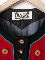 Lade das Bild in den Galerie-Viewer, Lederjacke Blouson Folklore Stick (L-XL)
