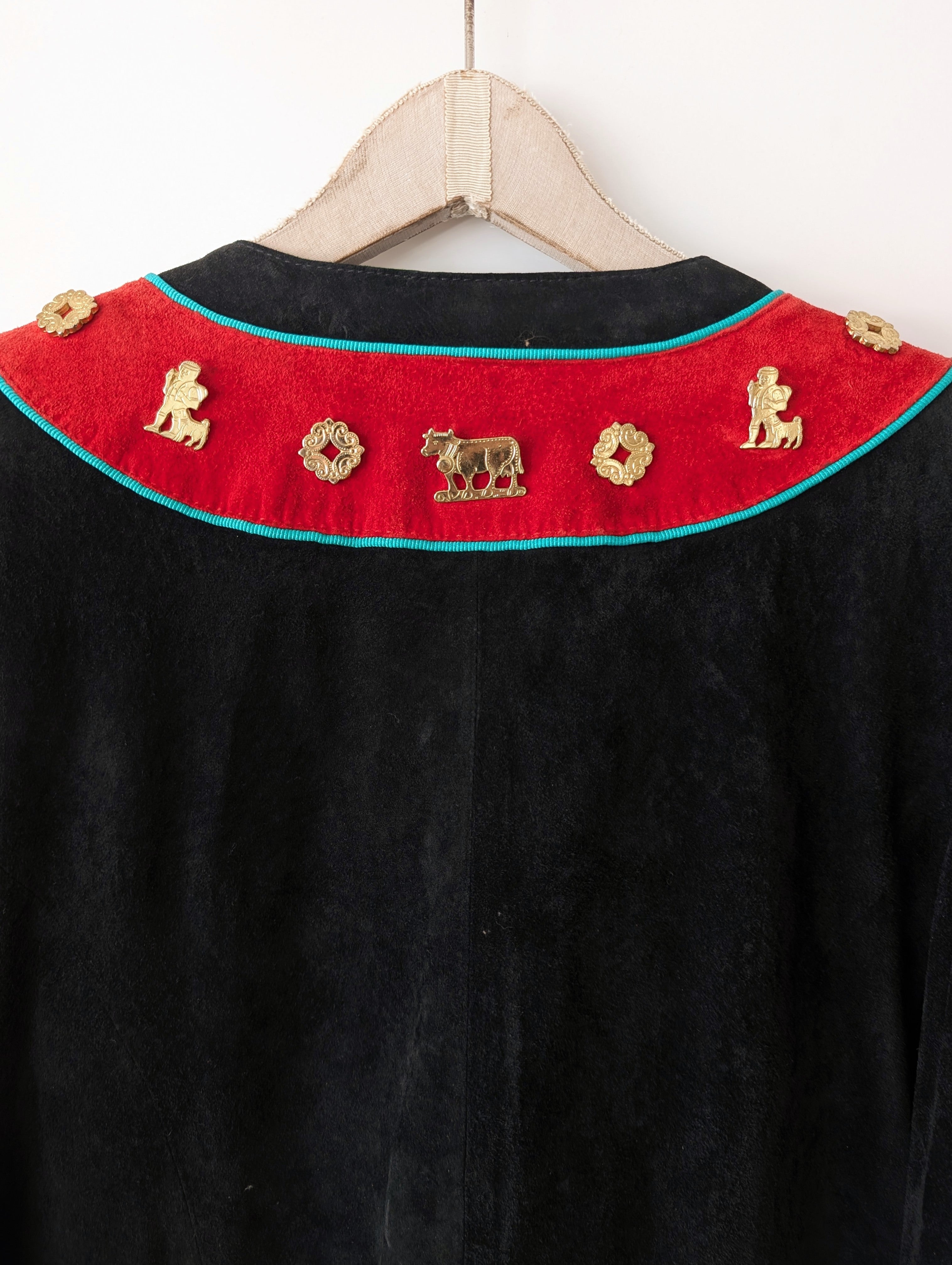 Lederjacke Blouson Folklore Stick (L-XL)