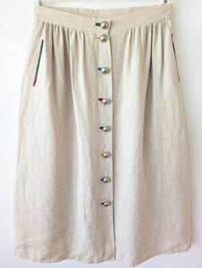*Leinen* Rock Folklore Colorblock (M-L)