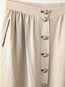 *Leinen* Rock Folklore Colorblock (M-L)