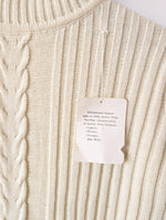 Lade das Bild in den Galerie-Viewer, Pullover 70s Rollkragen Creme 79,- DM (S)
